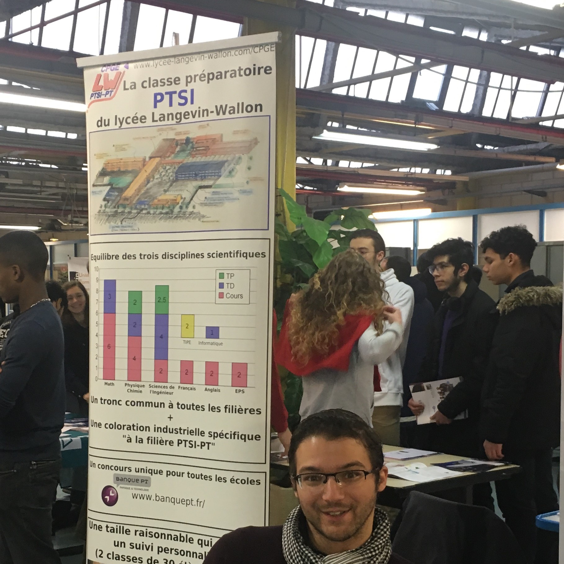 La Classe Préparatoire aux Grandes Ecoles du lycée Langevin Wallon : PTSI